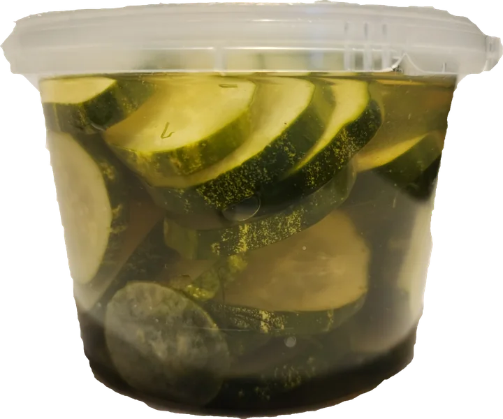 Jar of Test Kitchen BBQ house pickles